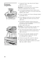 Preview for 12 page of Bosch MCP 3500 UC Use And Care Manual