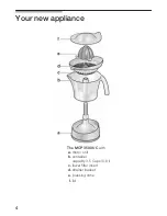 Preview for 4 page of Bosch MCP 3500 Use And Care Manual