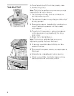 Preview for 6 page of Bosch MCP 3500 Use And Care Manual