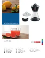 Bosch MCP72GPB Instruction Manual preview
