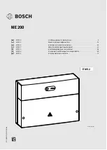 Предварительный просмотр 1 страницы Bosch ME 200 Installation Instructions For Contractors