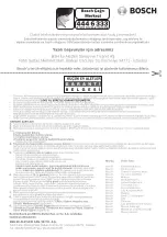 Preview for 96 page of Bosch MES 3500 Instruction Manual