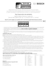 Предварительный просмотр 36 страницы Bosch MFG4 Series Operating Instructions Manual