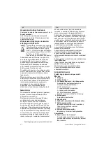 Preview for 40 page of Bosch MFG4 Series Operating Instructions Manual