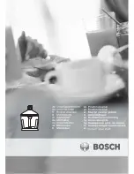 Предварительный просмотр 1 страницы Bosch MFQ352001 Manual