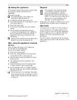 Preview for 5 page of Bosch MFQ3530 Operating Instructions Manual