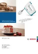 Bosch MFQ363 GB Series Instruction Manual предпросмотр
