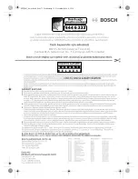 Preview for 72 page of Bosch MFQ363 Series Operating Instructions Manual