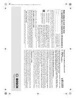 Preview for 92 page of Bosch MFQ363 Series Operating Instructions Manual