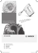 Bosch MFQ3630DGB Instruction Manual предпросмотр