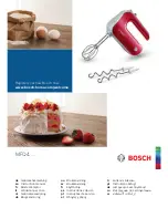 Preview for 1 page of Bosch MFQ4 Series Instruction Manual