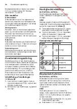 Предварительный просмотр 72 страницы Bosch MFW35 SERIES Instruction Manual