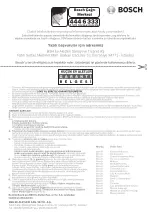 Предварительный просмотр 114 страницы Bosch MFW3850B Instruction Manual