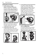 Предварительный просмотр 6 страницы Bosch MGM6632.IN Instruction Manual