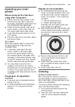 Preview for 7 page of Bosch MGM6641 Series Instruction Manual