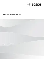 Bosch MIC IP fusion 9000 HD Series Installation Manual предпросмотр