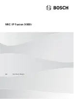 Bosch MIC IP fusion 9000i Operation Manual preview