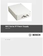 Preview for 1 page of Bosch MIC IP PSU User Manual