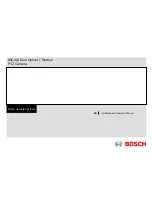 Bosch MIC Series 412TF Installation And Operation Manual preview