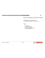 Предварительный просмотр 2 страницы Bosch MIC Series 412TF Installation And Operation Manual