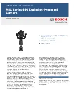 Предварительный просмотр 1 страницы Bosch MIC Series 440 Specifications