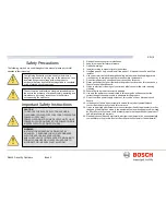 Предварительный просмотр 4 страницы Bosch MIC-WKT Installation And Operation Manual