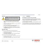 Предварительный просмотр 8 страницы Bosch MIC-WKT Installation And Operation Manual