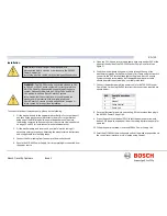 Предварительный просмотр 10 страницы Bosch MIC-WKT Installation And Operation Manual