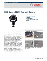 Preview for 1 page of Bosch MIC412TIBUP13636N Specifications