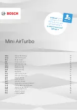 Bosch Mini AirTurbo Instruction Manual предпросмотр