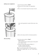 Предварительный просмотр 7 страницы Bosch MMB 1000 UC Use And Care Manual