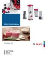 Предварительный просмотр 1 страницы Bosch MMBM1***GB Instruction Manual