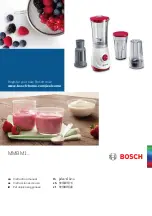 Bosch MMBM1 Series Instruction Manual предпросмотр