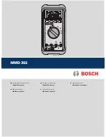 Preview for 1 page of Bosch MMD 302 Original Instructions Manual