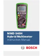 Bosch MMD 540H Instruction Manual preview