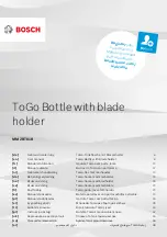 Bosch MMZBTK1B User Manual preview