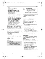 Предварительный просмотр 5 страницы Bosch MSM62 Series Operating Instructions Manual