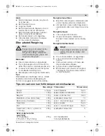 Предварительный просмотр 41 страницы Bosch MSM62 Series Operating Instructions Manual