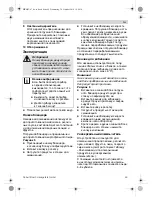 Предварительный просмотр 89 страницы Bosch MSM62 Series Operating Instructions Manual