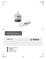 Bosch MSM64120 GB Operating Instructions Manual предпросмотр