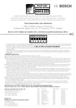 Предварительный просмотр 45 страницы Bosch MSM73 Series Operating Instructions Manual