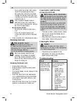 Preview for 14 page of Bosch MSM78 Series Operating Instructions Manual