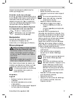 Preview for 17 page of Bosch MSM78 Series Operating Instructions Manual