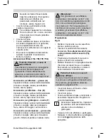 Preview for 25 page of Bosch MSM78 Series Operating Instructions Manual