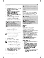 Предварительный просмотр 111 страницы Bosch MSM78 Series Operating Instructions Manual