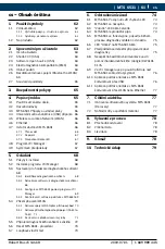 Предварительный просмотр 61 страницы Bosch MTS 6531 Operating Instruction