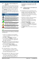 Preview for 107 page of Bosch MTS 6531 Operating Instruction