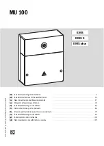 Preview for 1 page of Bosch MU 100 Installation Instruction