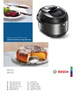 Bosch MUC68 series Instruction Manual предпросмотр