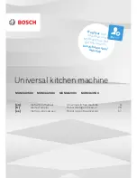 Предварительный просмотр 1 страницы Bosch MUM 4405 UC Instruction Manual